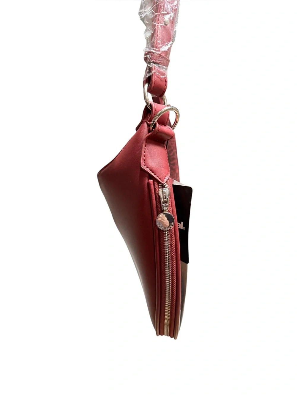 NWT - Desigual Siberia Red Black Expandable Shoulder Crossbody Bag